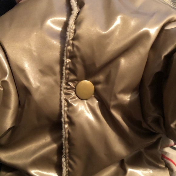 Designer Pooch Plaid Dog Coat w Faux Fur - Picture 9 of 14